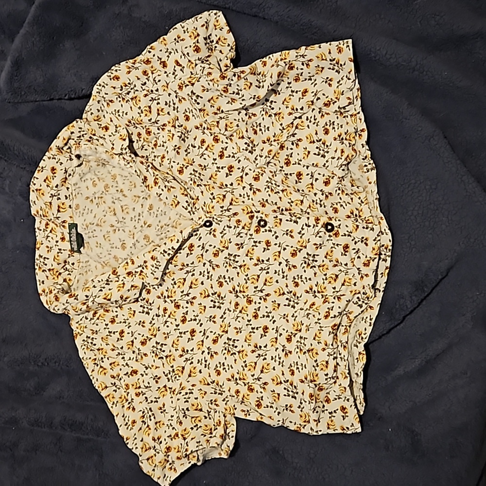 Button Up crop top